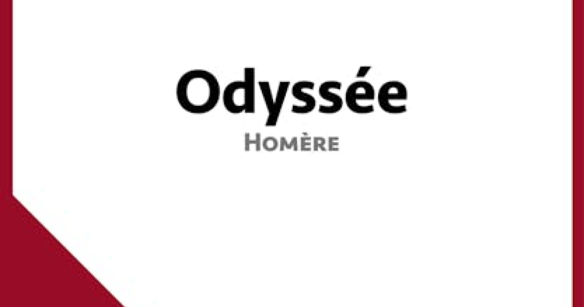 L'Odyssée d'Homère (Fiche de lecture) : Analyse complète et résumé